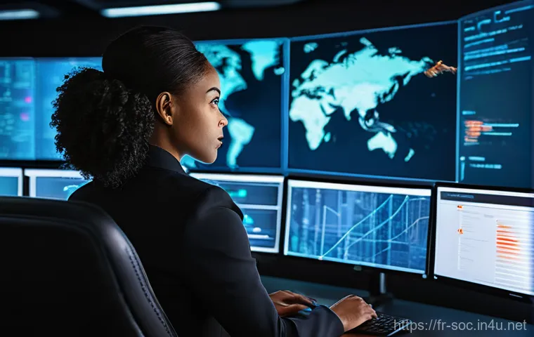보안관제 전문가의 커리어 빌딩 전략 - "A diverse group of five cybersecurity experts (two women and three men, ranging from early 30s to l...